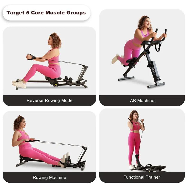 Last Day Special Sale $39.99-3 in 1 Combine Rowing Machine