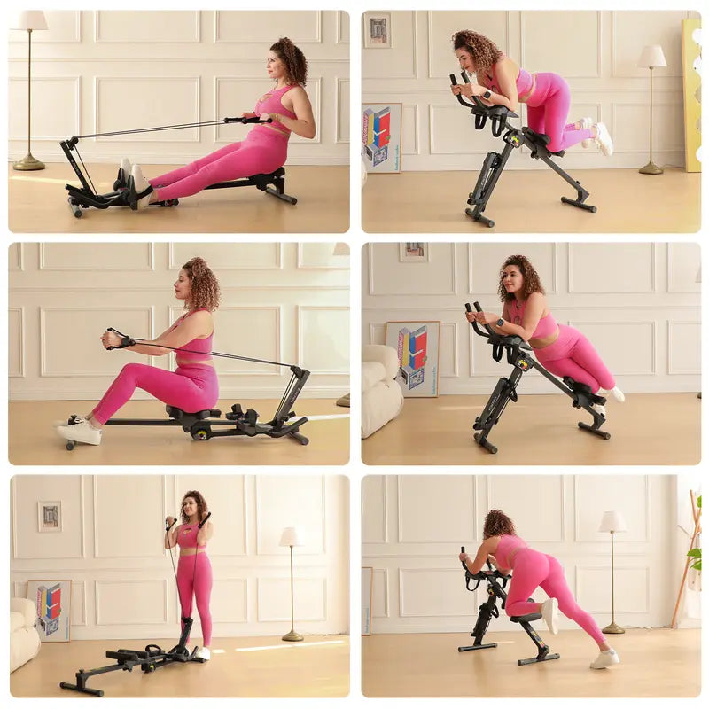 Last Day Special Sale $39.99-3 in 1 Combine Rowing Machine