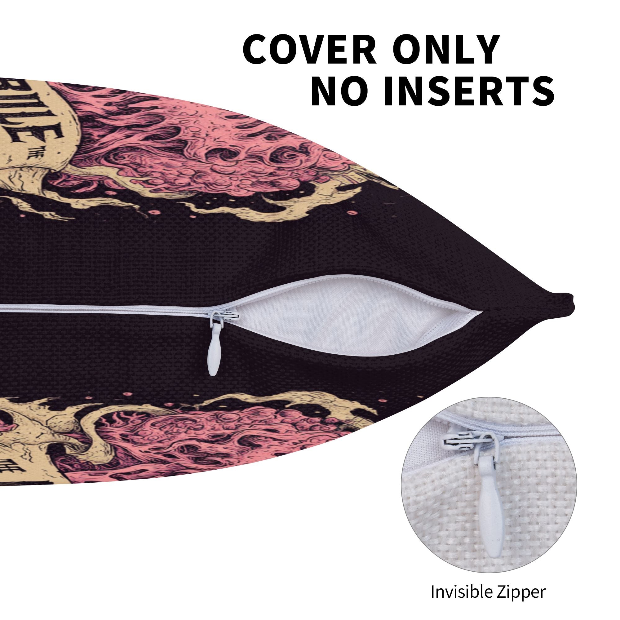 "Tentacle Throne" Creative Throw Pillow | Vintage Style Tentacle Illustration, Oversized