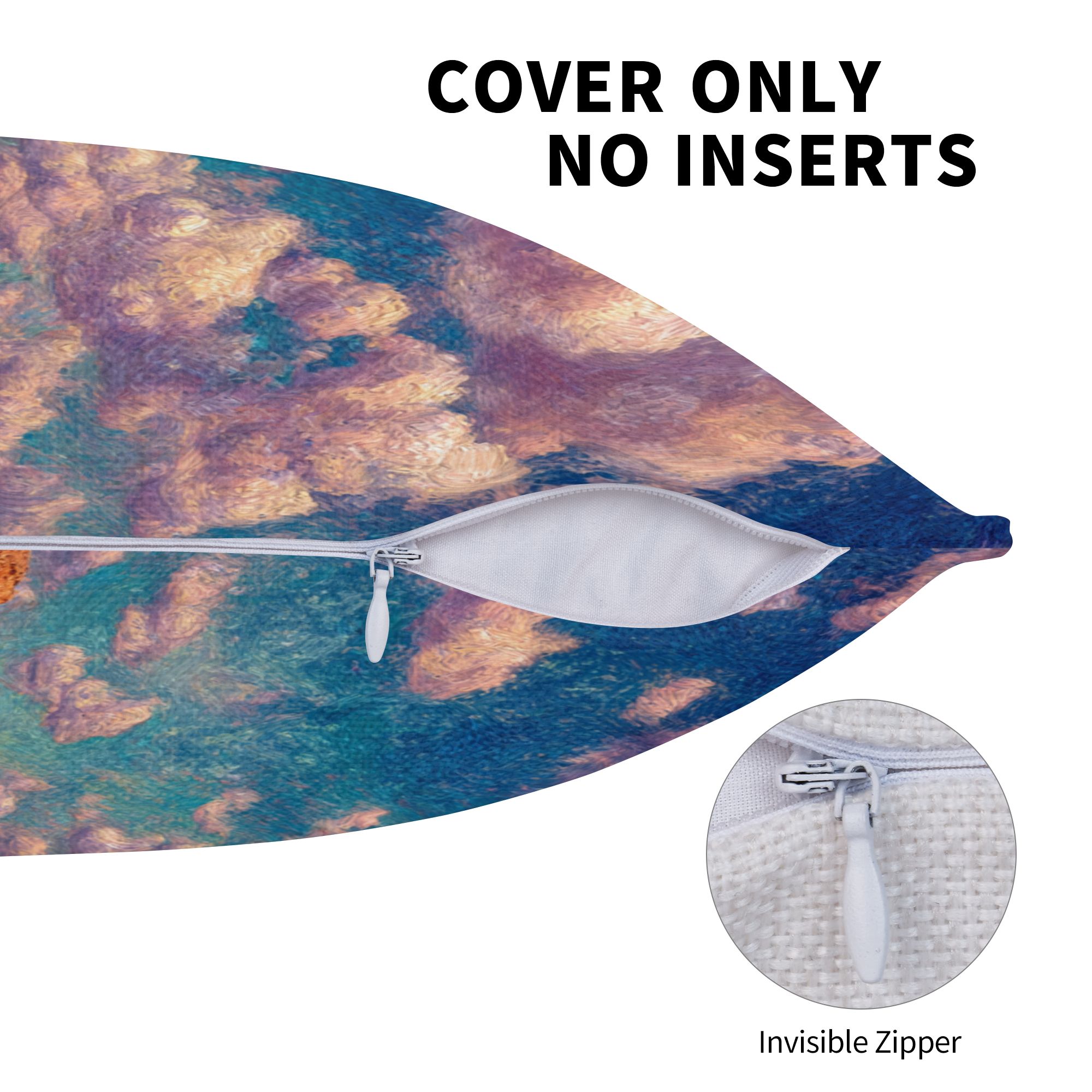 "Vast Land" Creative Throw Pillow | Natural Desert Mountain Landscape Illustration, Oversized